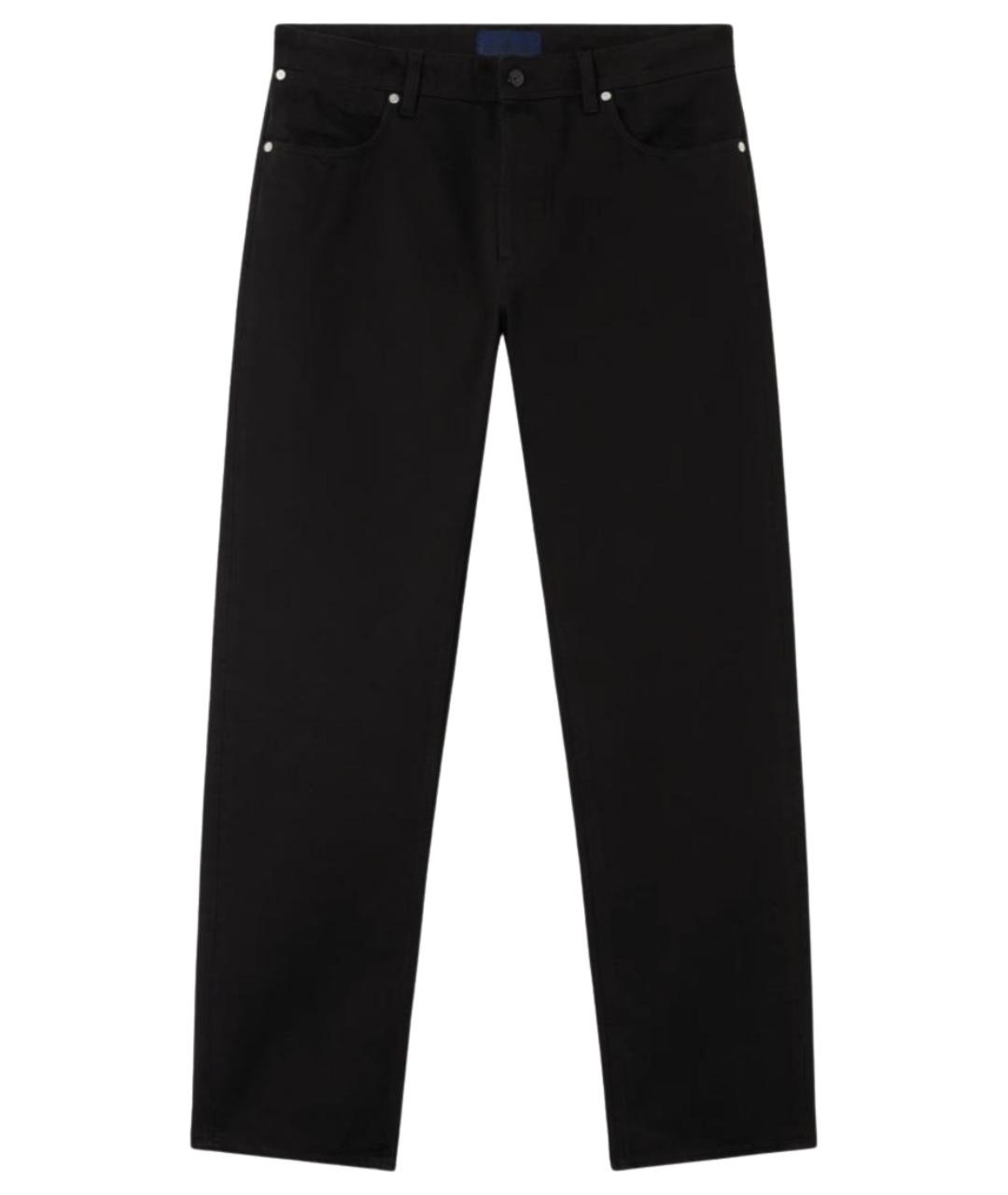 STONE ISLAND Черные хлопковые повседневные брюки, фото 1