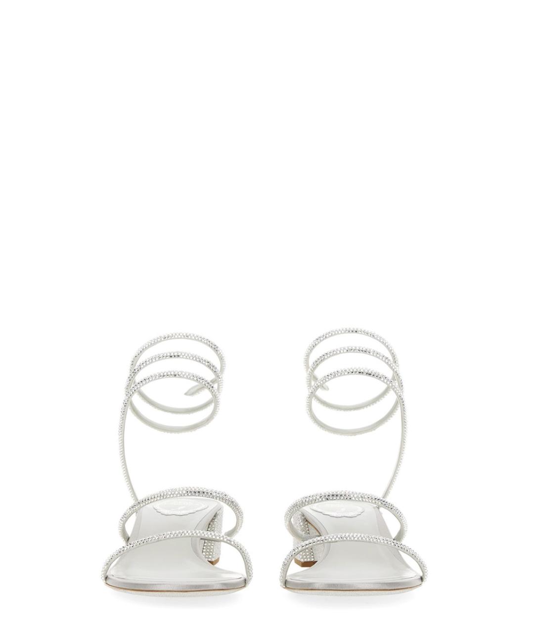 RENE CAOVILLA Серебряные босоножки, фото 3