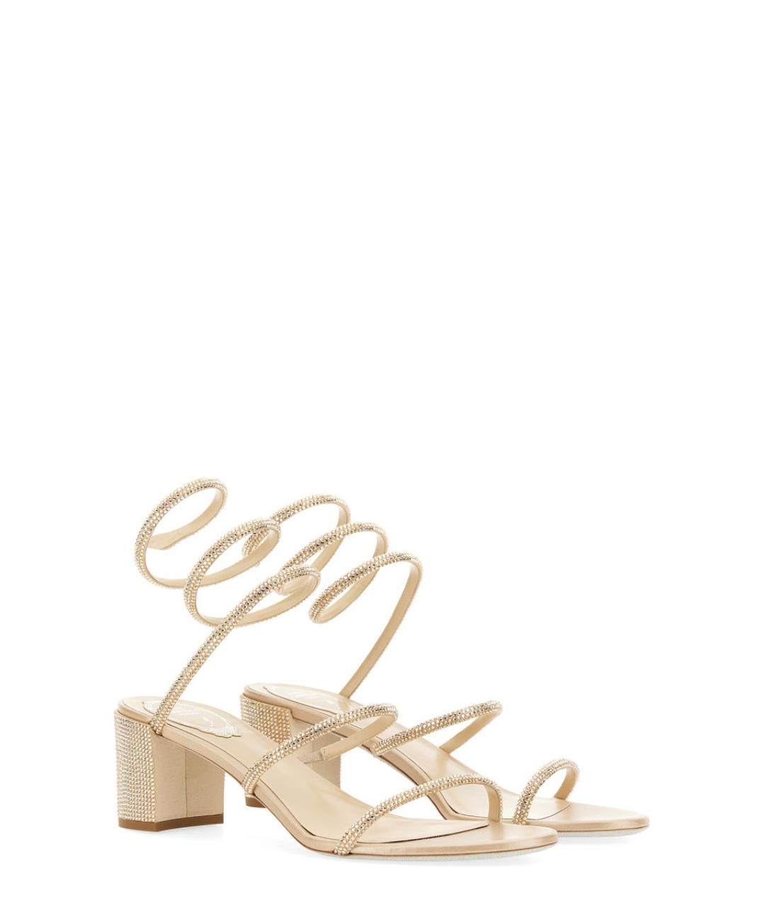 RENE CAOVILLA Золотые туфли, фото 2