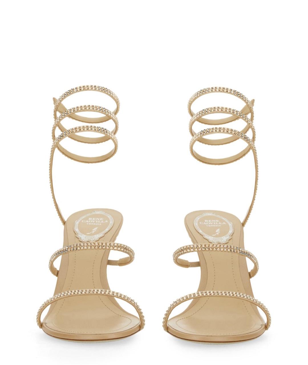 RENE CAOVILLA Бежевые туфли, фото 4