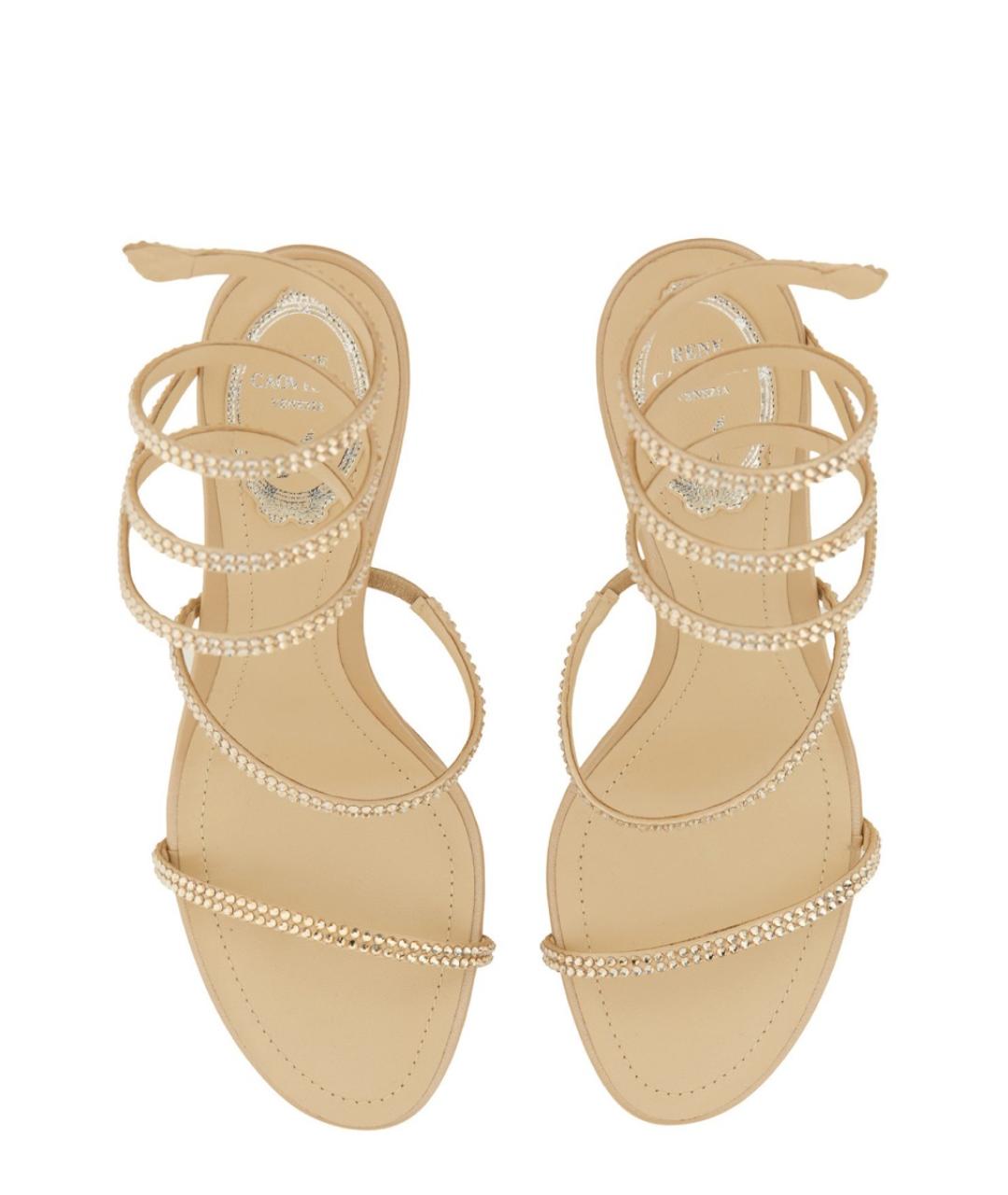 RENE CAOVILLA Бежевые туфли, фото 6