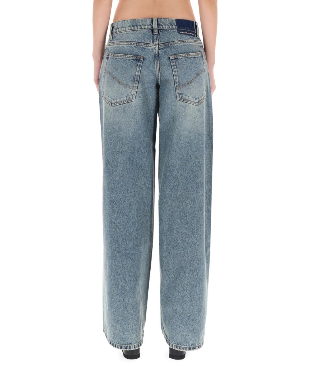 STELLA MCCARTNEY Синие прямые джинсы, фото 4