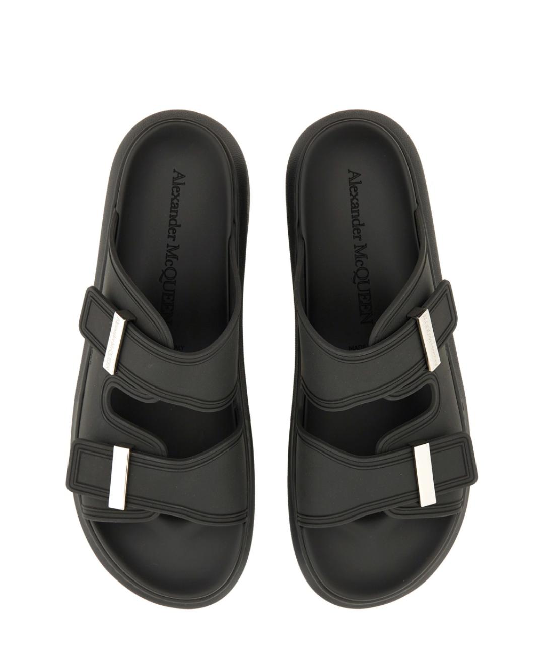ALEXANDER MCQUEEN Черные сандалии, фото 5