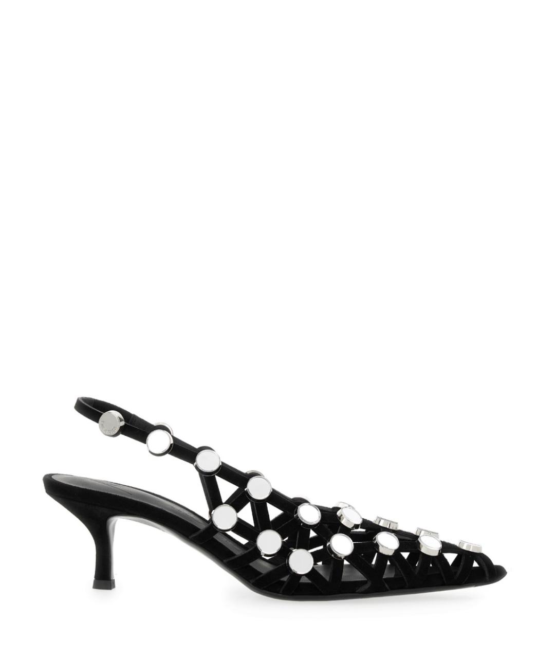 THE ATTICO Черные кожаные туфли, фото 1