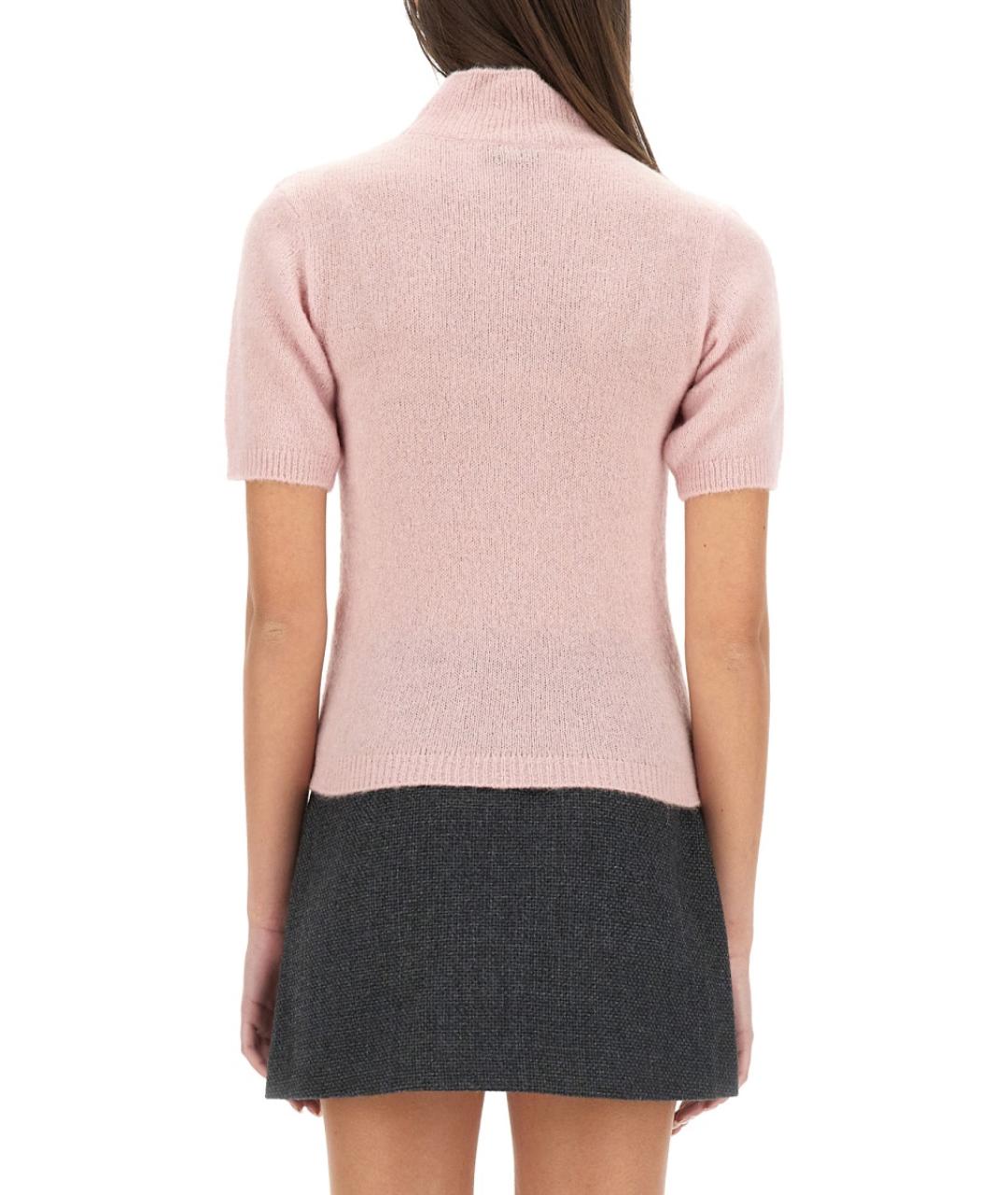 A.P.C. Розовый шерстяной джемпер / свитер, фото 4