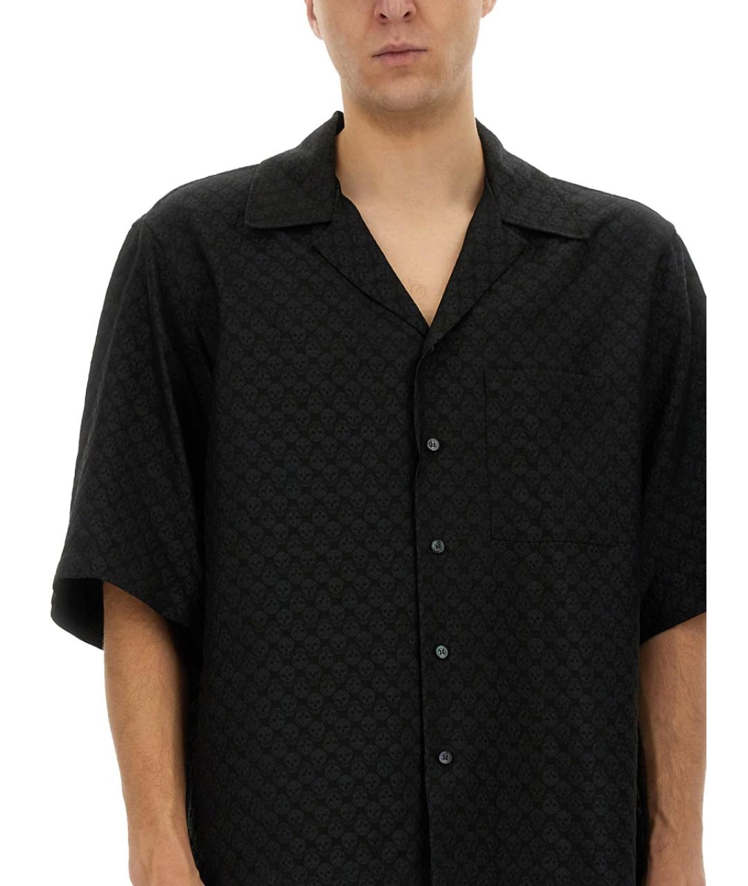 ALEXANDER MCQUEEN Черная кэжуал рубашка, фото 5