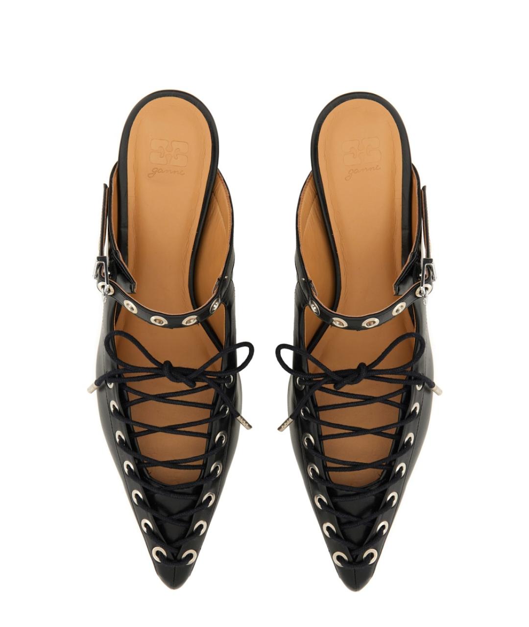 GANNI Черные туфли, фото 6