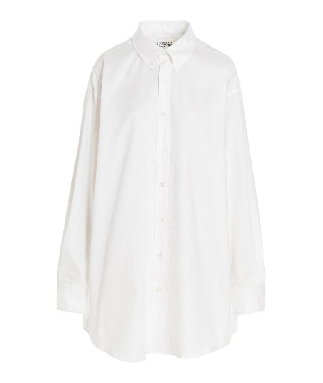 MAISON MARGIELA Белая хлопковая кэжуал рубашка, фото 1