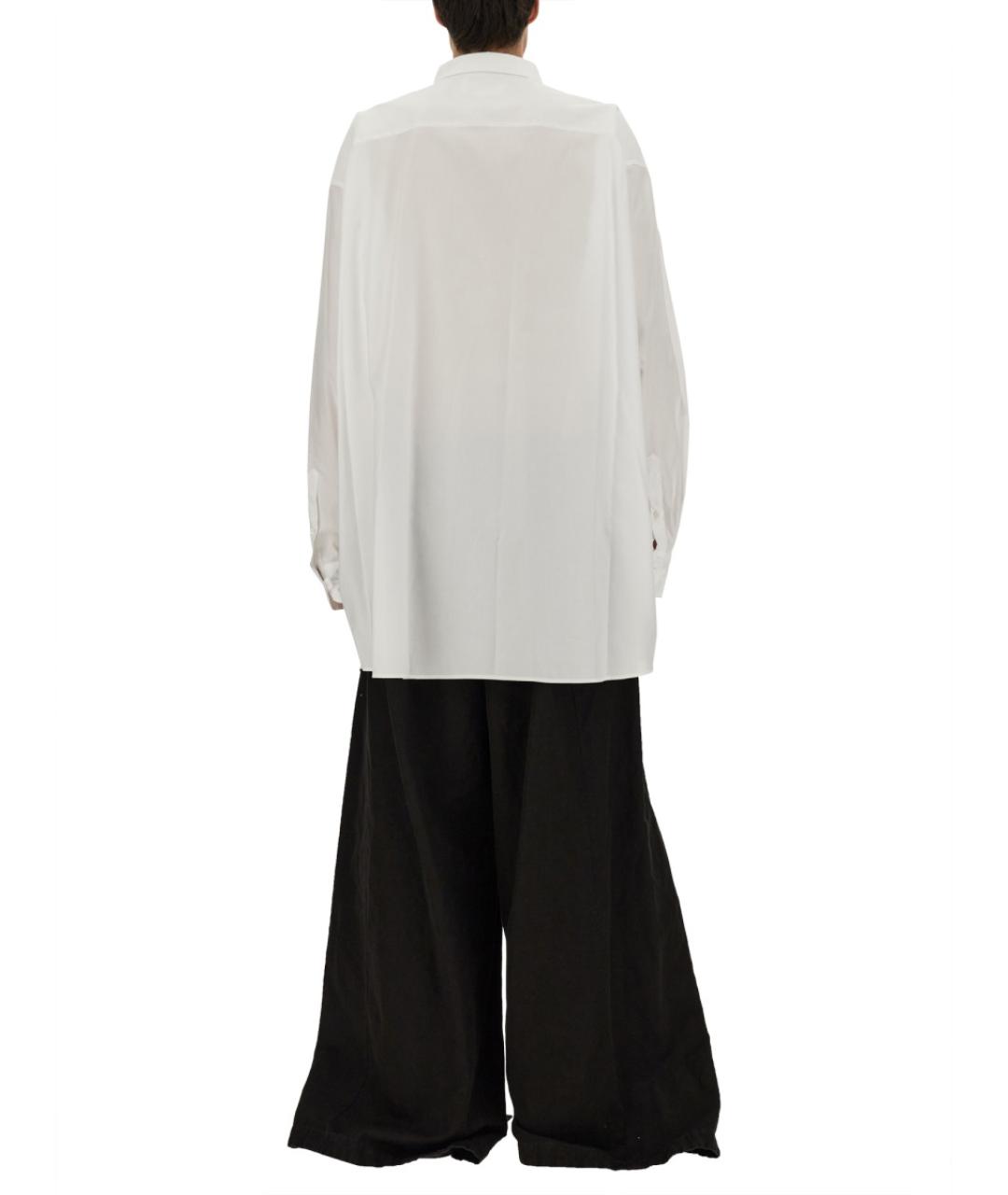 MAISON MARGIELA Белая хлопковая кэжуал рубашка, фото 4