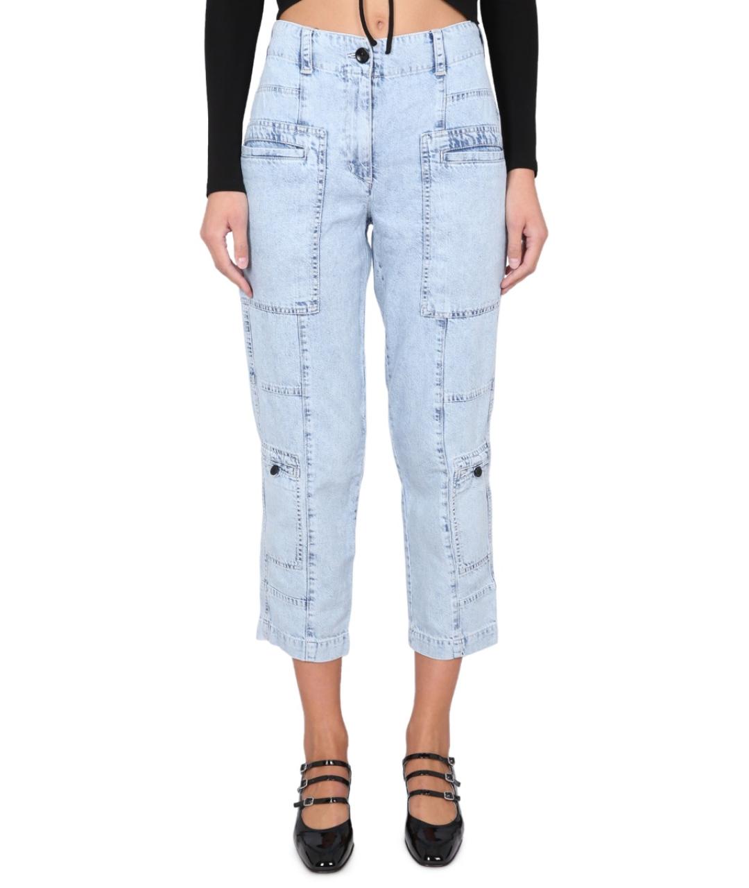 PROENZA SCHOULER Голубые прямые джинсы, фото 2