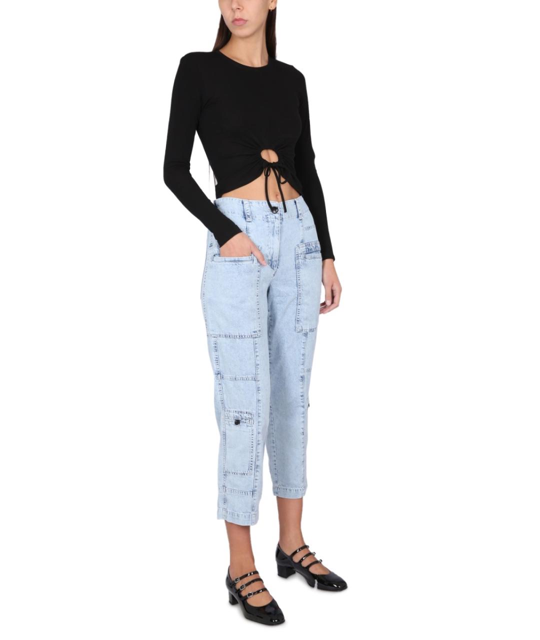 PROENZA SCHOULER Голубые прямые джинсы, фото 3