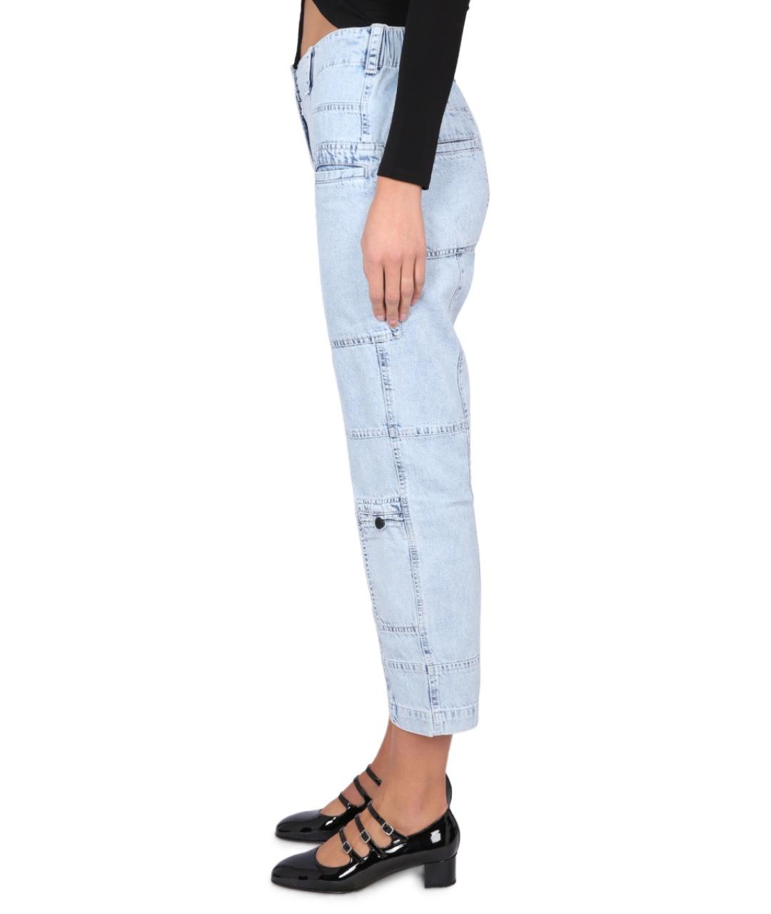 PROENZA SCHOULER Голубые прямые джинсы, фото 4