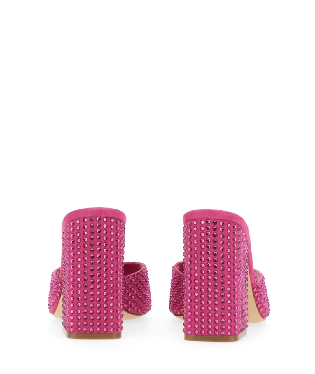 PARIS TEXAS Фуксия кожаные туфли, фото 3