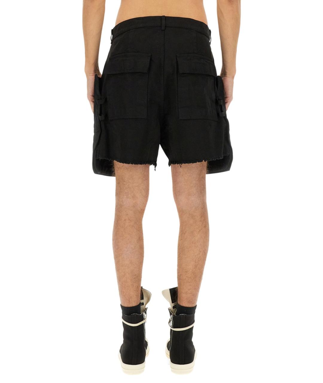RICK OWENS DRKSHDW Черные хлопковые шорты, фото 4