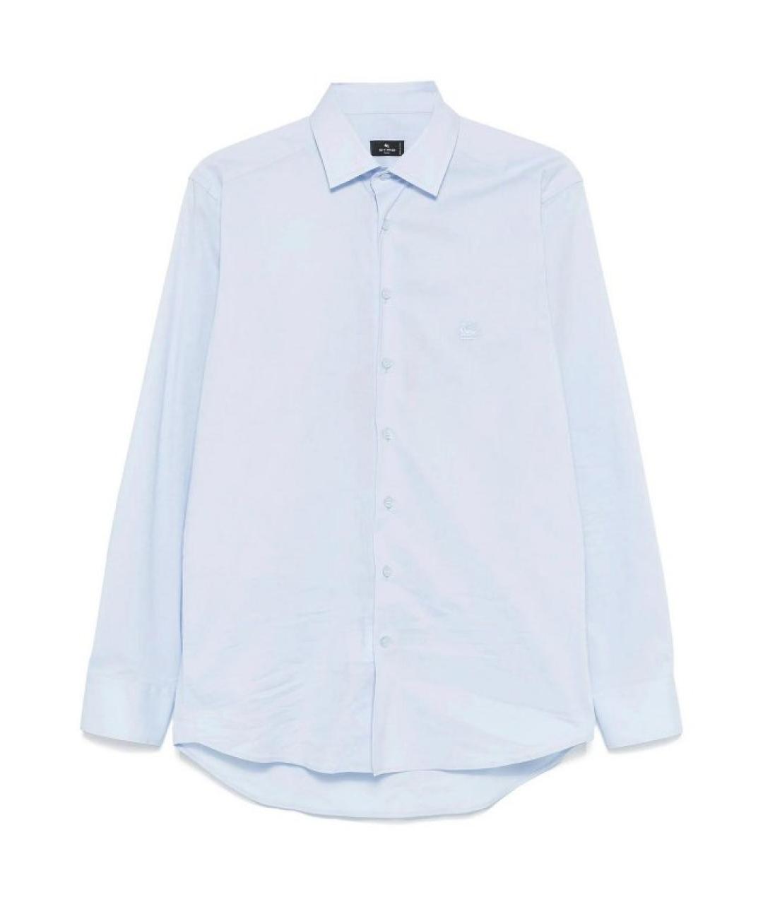 ETRO Голубая хлопковая кэжуал рубашка, фото 1