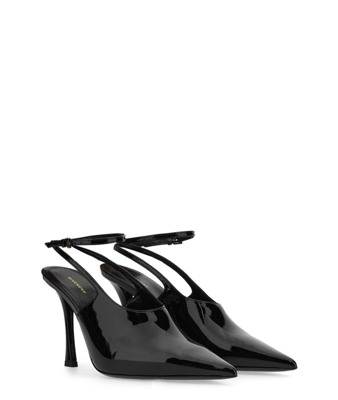 GIVENCHY Черные кожаные туфли, фото 2