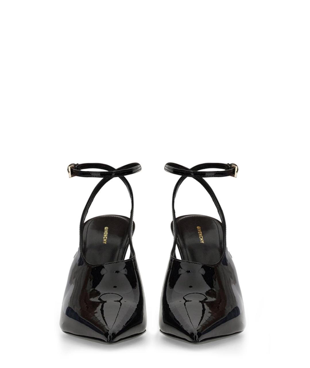 GIVENCHY Черные кожаные туфли, фото 4