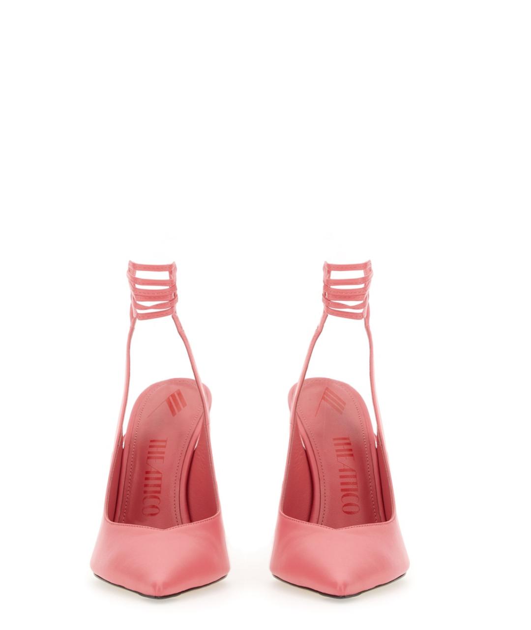 THE ATTICO Розовые кожаные туфли, фото 2