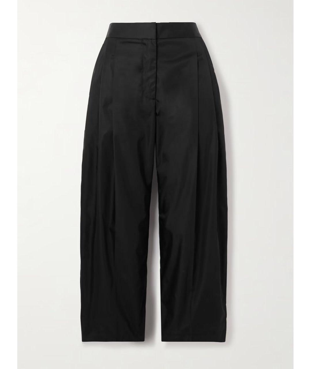 ALAIA Черные полиамидовые прямые брюки, фото 4