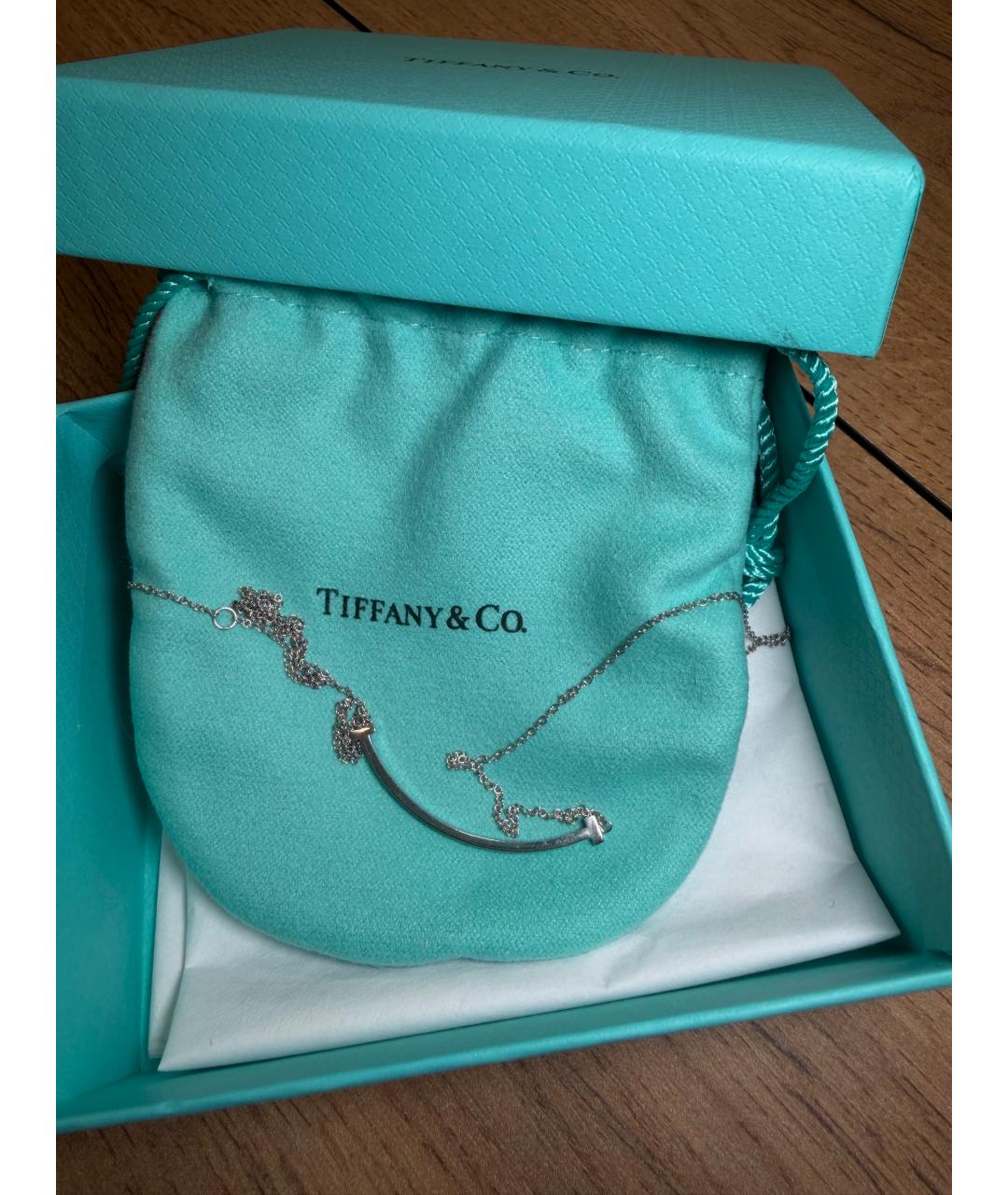 TIFFANY&CO Серебряная подвеска из белого золота, фото 3
