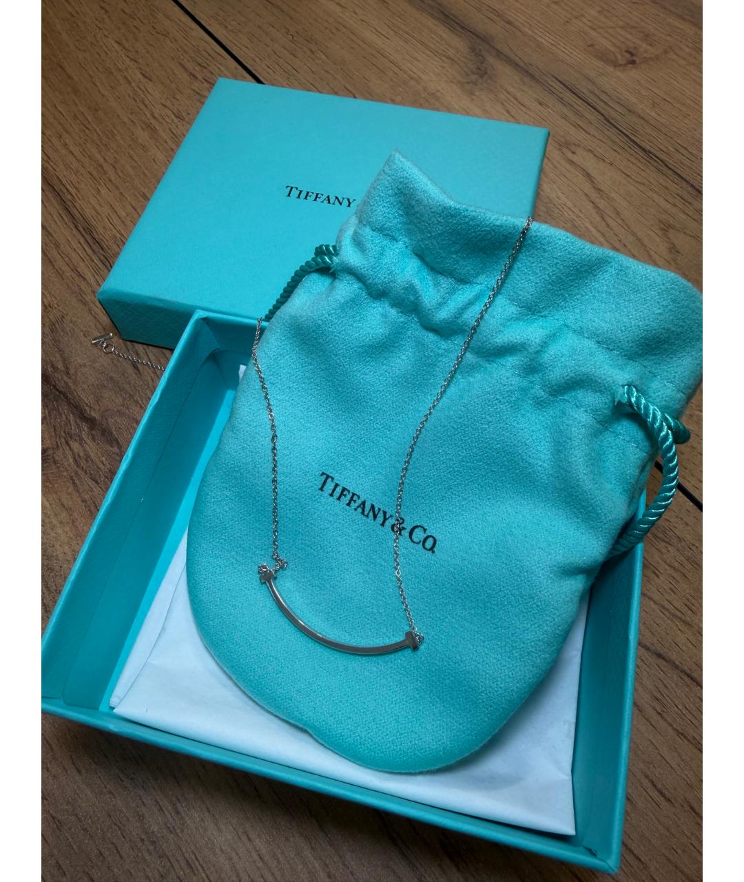 TIFFANY&CO Серебряная подвеска из белого золота, фото 2