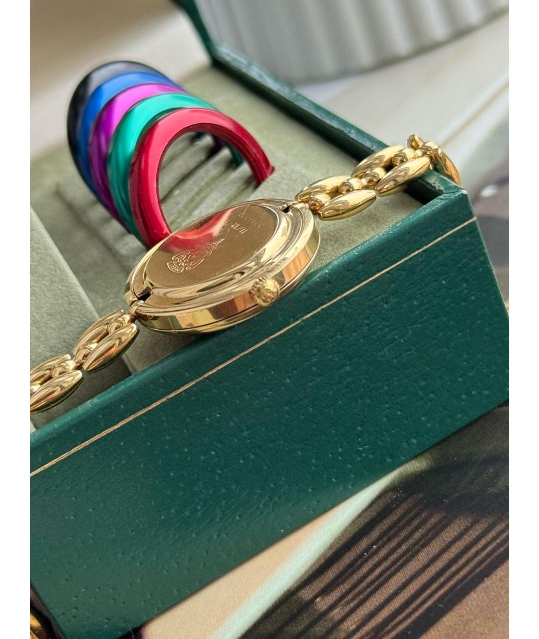 GUCCI Золотые позолоченные часы, фото 5