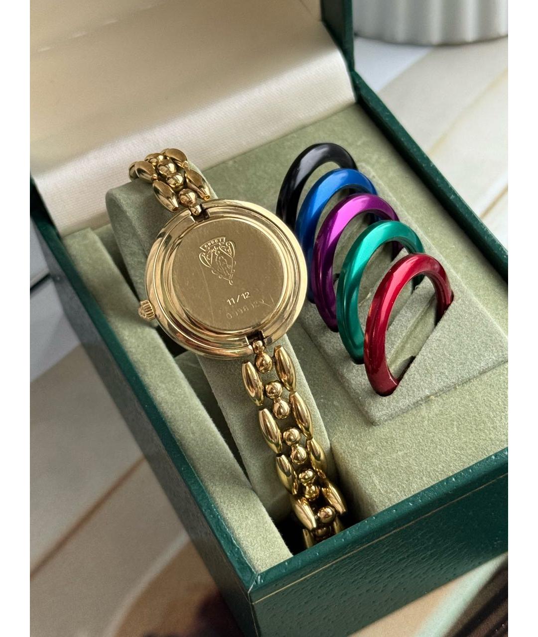 GUCCI Золотые позолоченные часы, фото 4