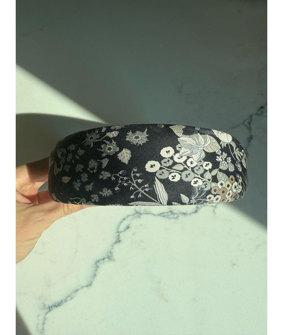 HERMES Темно-синий ободок, фото 6