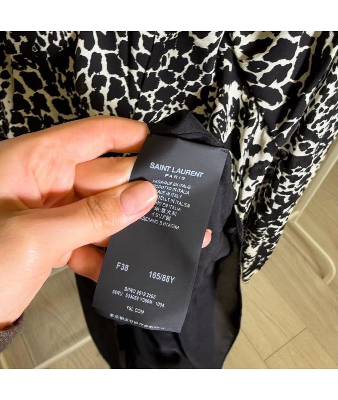 SAINT LAURENT Мульти повседневное платье, фото 5