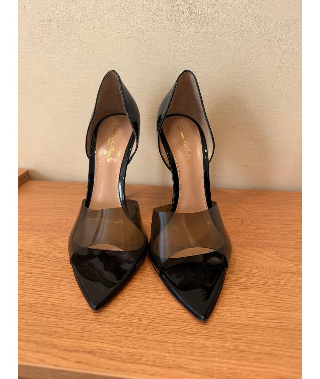 GIANVITO ROSSI Черные туфли из лакированной кожи, фото 2