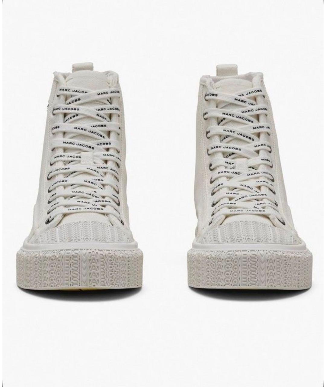 MARC JACOBS Белые текстильные кеды, фото 2