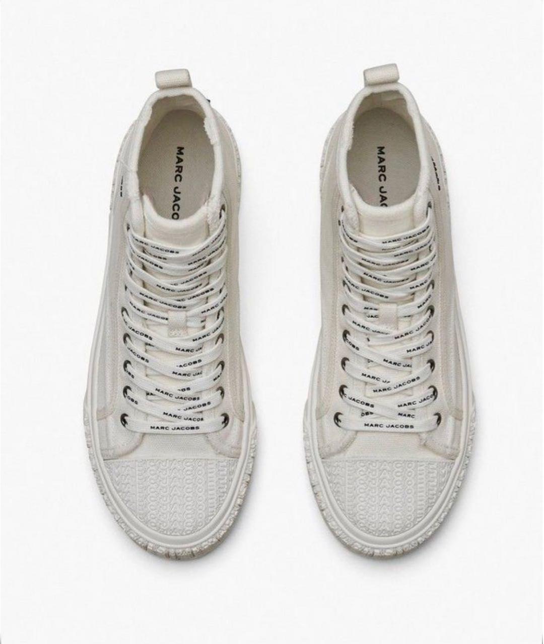 MARC JACOBS Белые текстильные кеды, фото 3