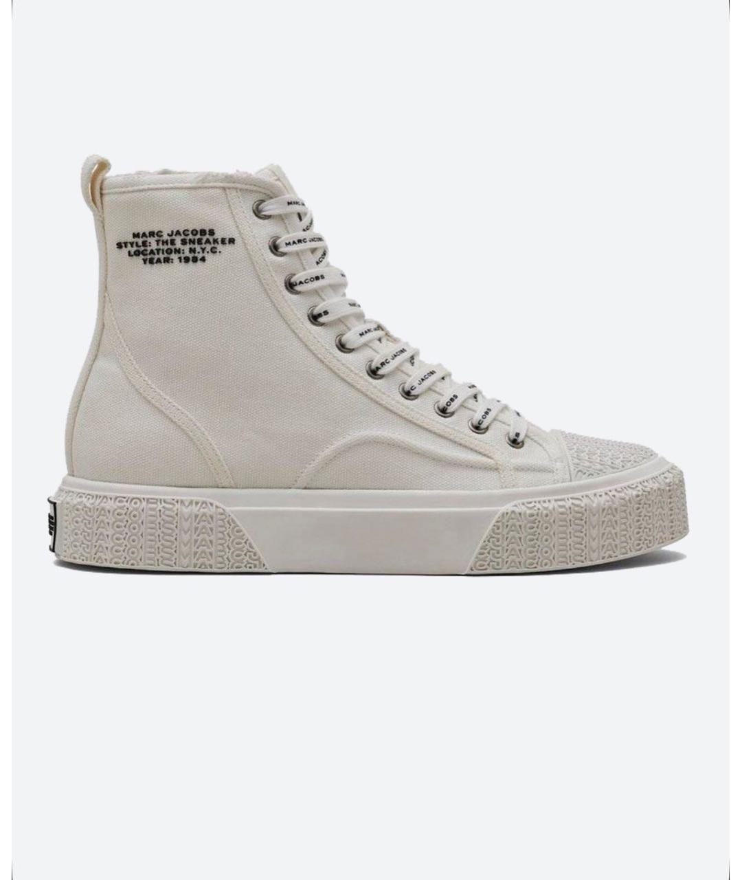 MARC JACOBS Белые текстильные кеды, фото 7