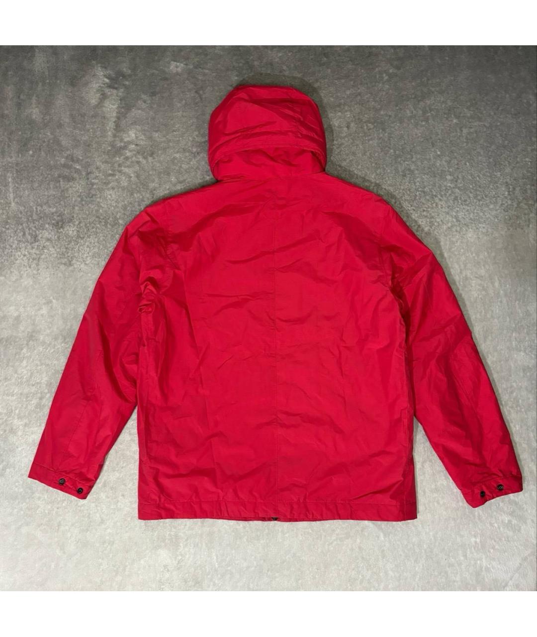 STONE ISLAND Красная хлопковая куртка, фото 2