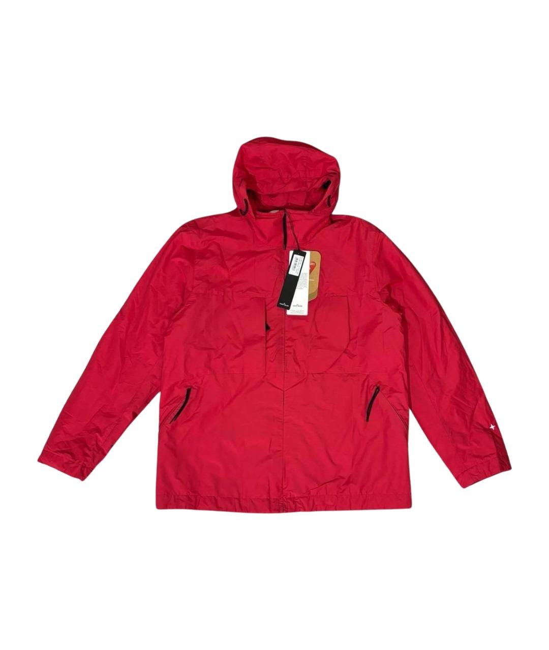 STONE ISLAND Красная хлопковая куртка, фото 1