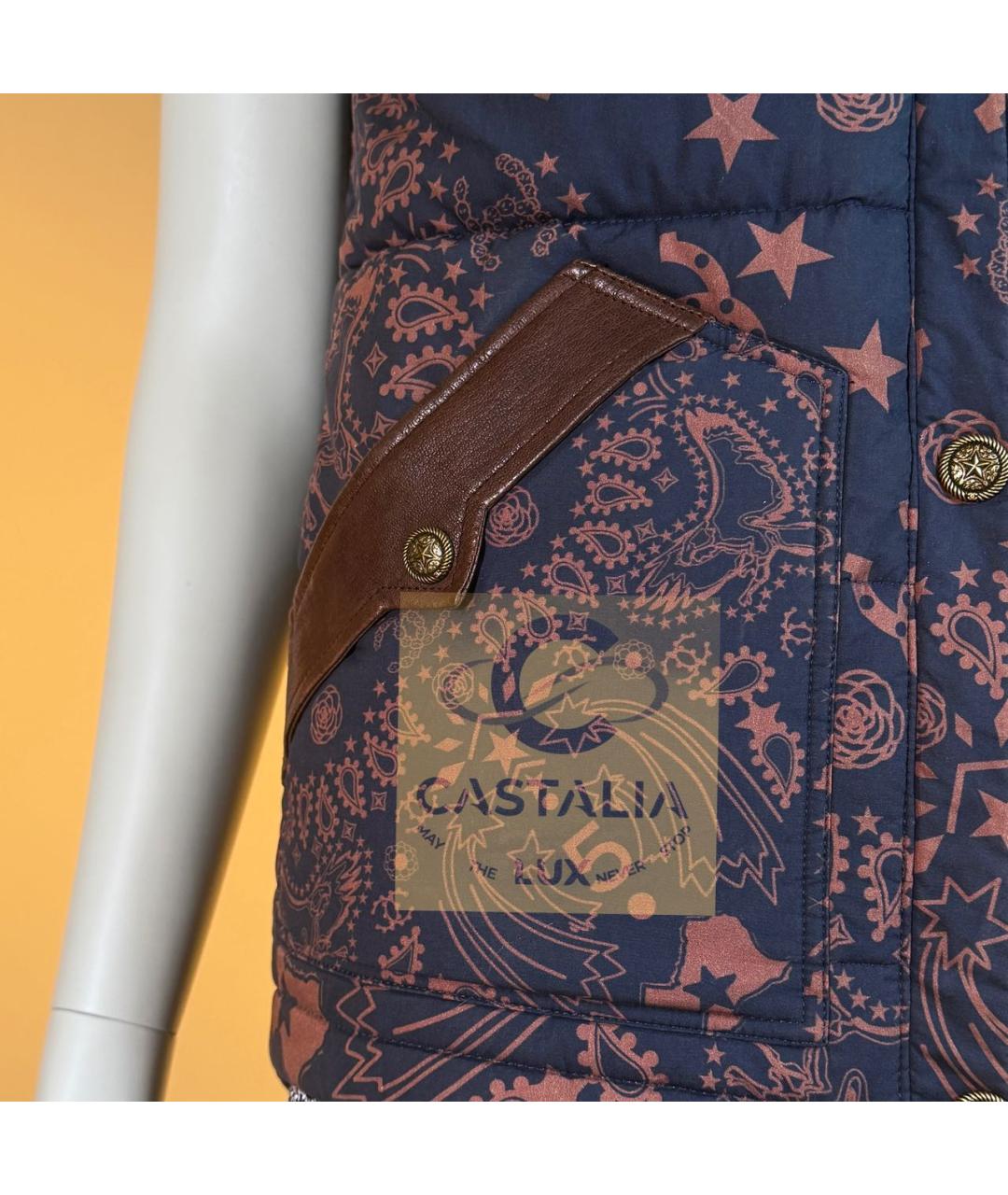 CHANEL Фиолетовый хлопковый жилет, фото 7