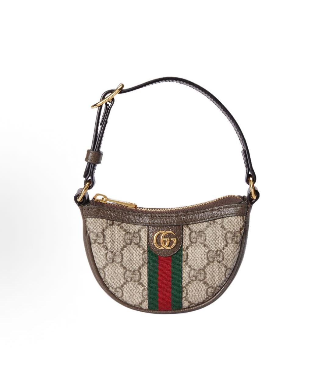 GUCCI Бежевая сумка с короткими ручками, фото 5