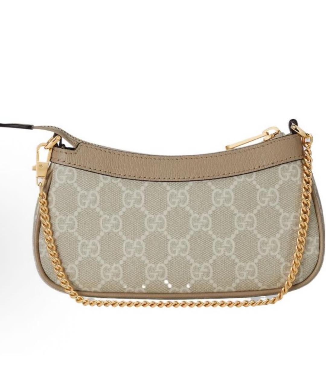 GUCCI Бежевая сумка с короткими ручками, фото 3