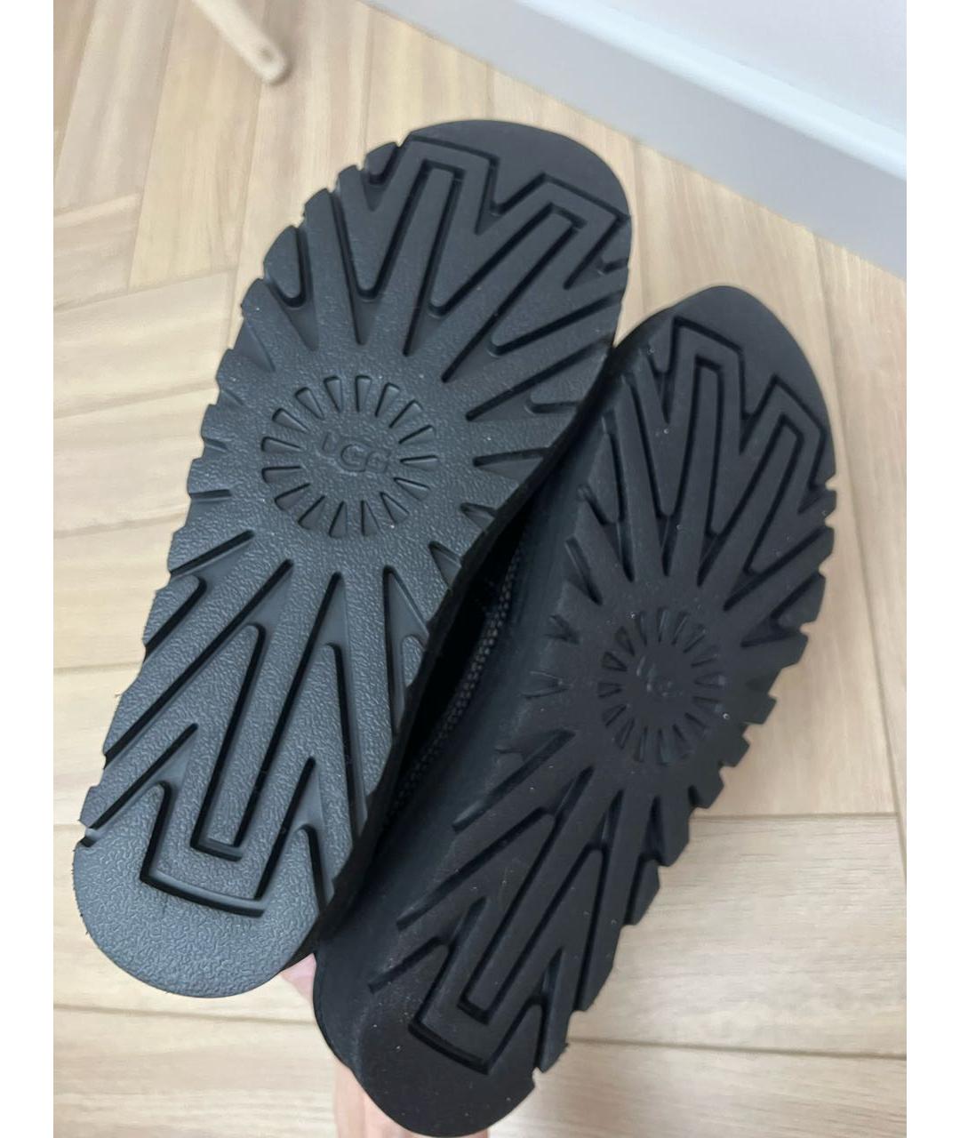 UGG AUSTRALIA Антрацитовые замшевые низкие ботинки, фото 5