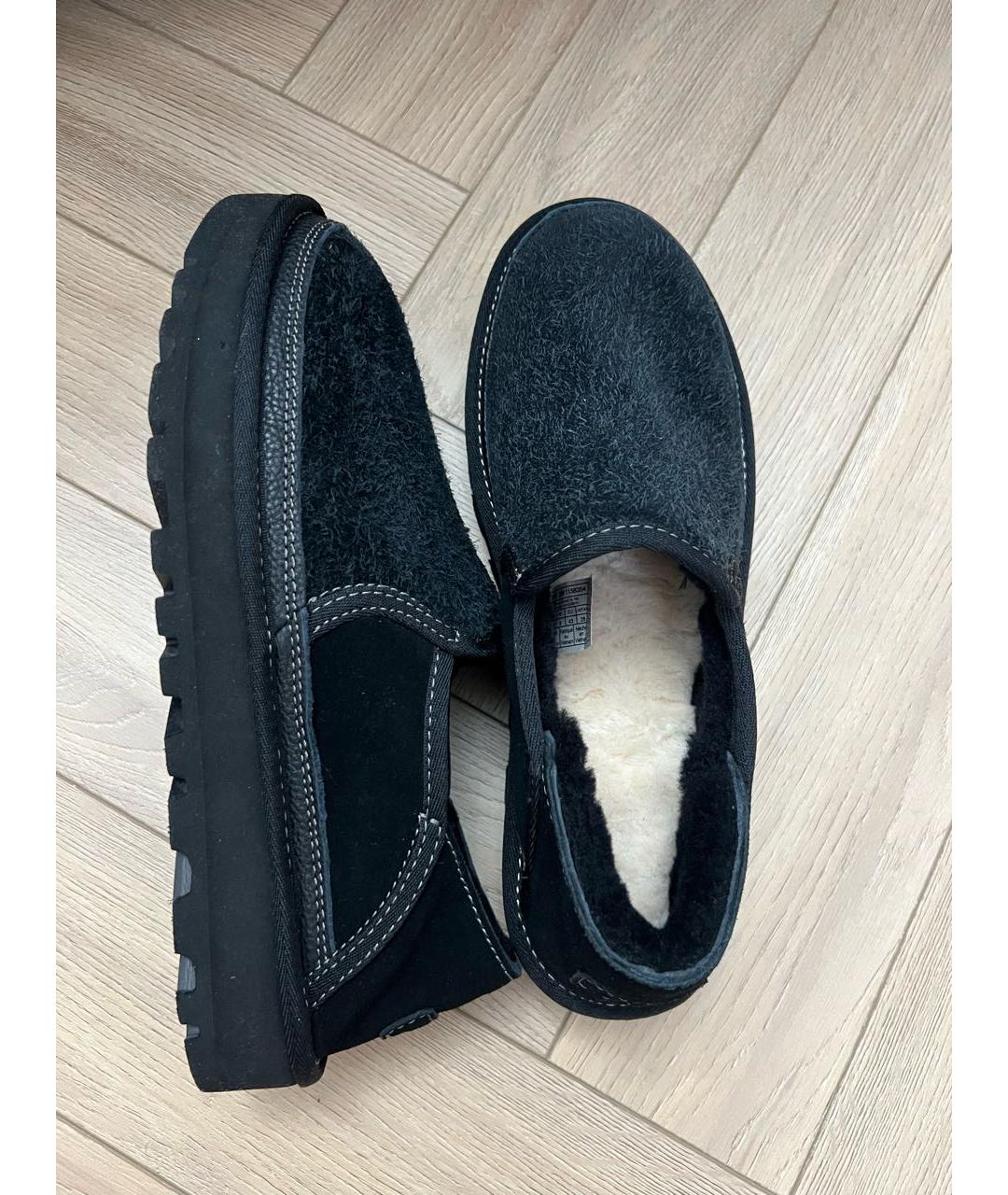 UGG AUSTRALIA Антрацитовые замшевые низкие ботинки, фото 3