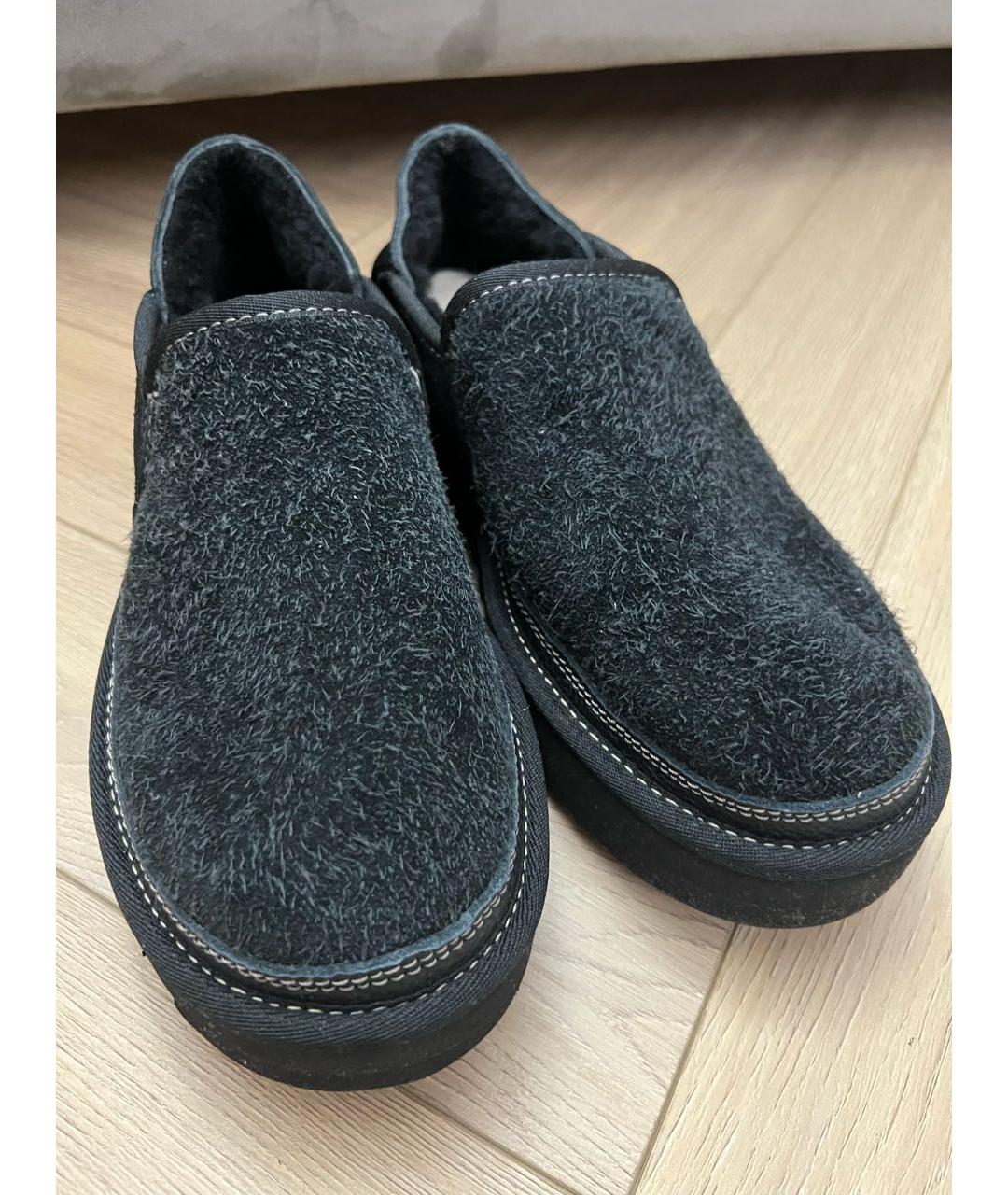 UGG AUSTRALIA Антрацитовые замшевые низкие ботинки, фото 2