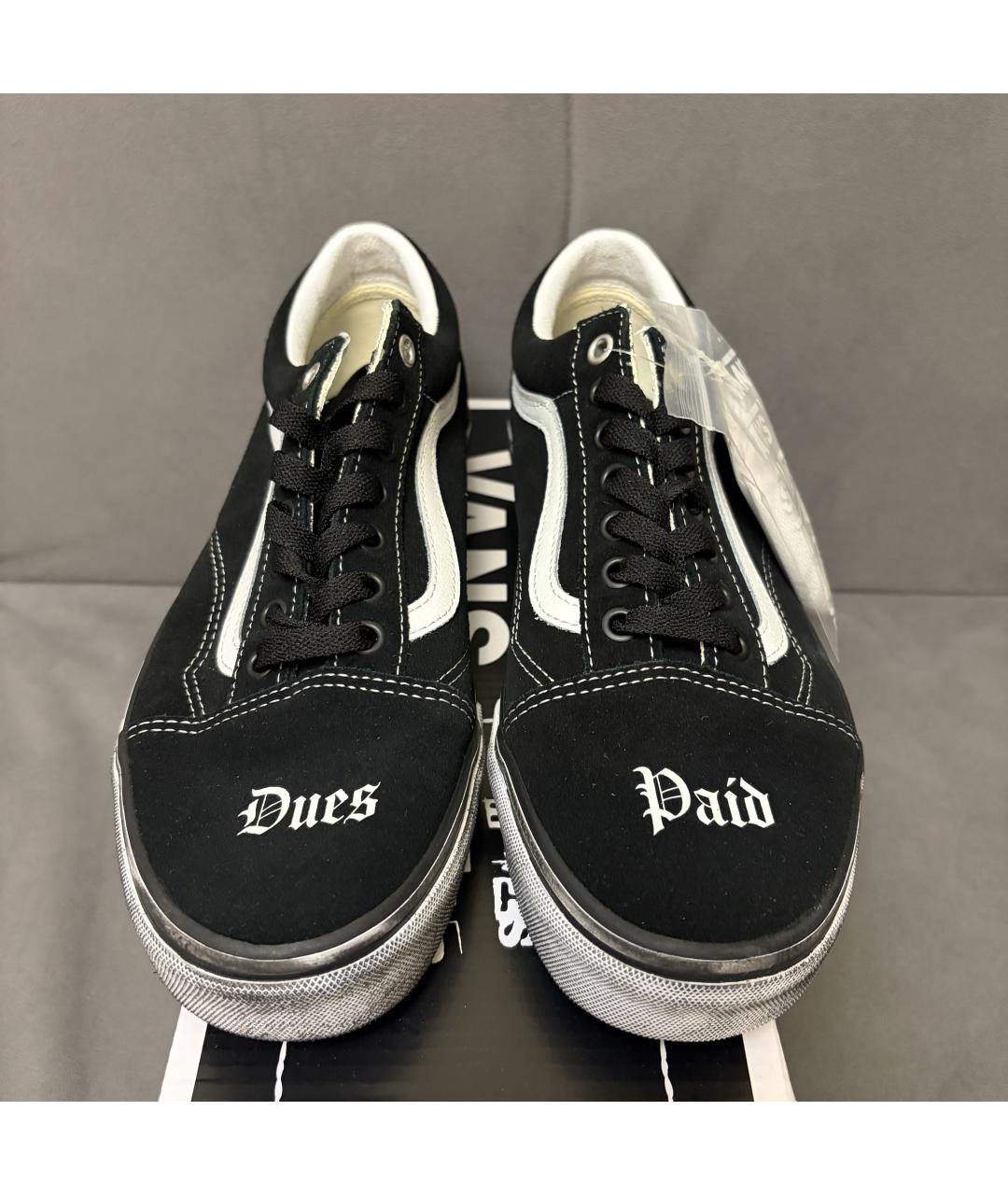 VANS Черные замшевые низкие кроссовки / кеды, фото 4