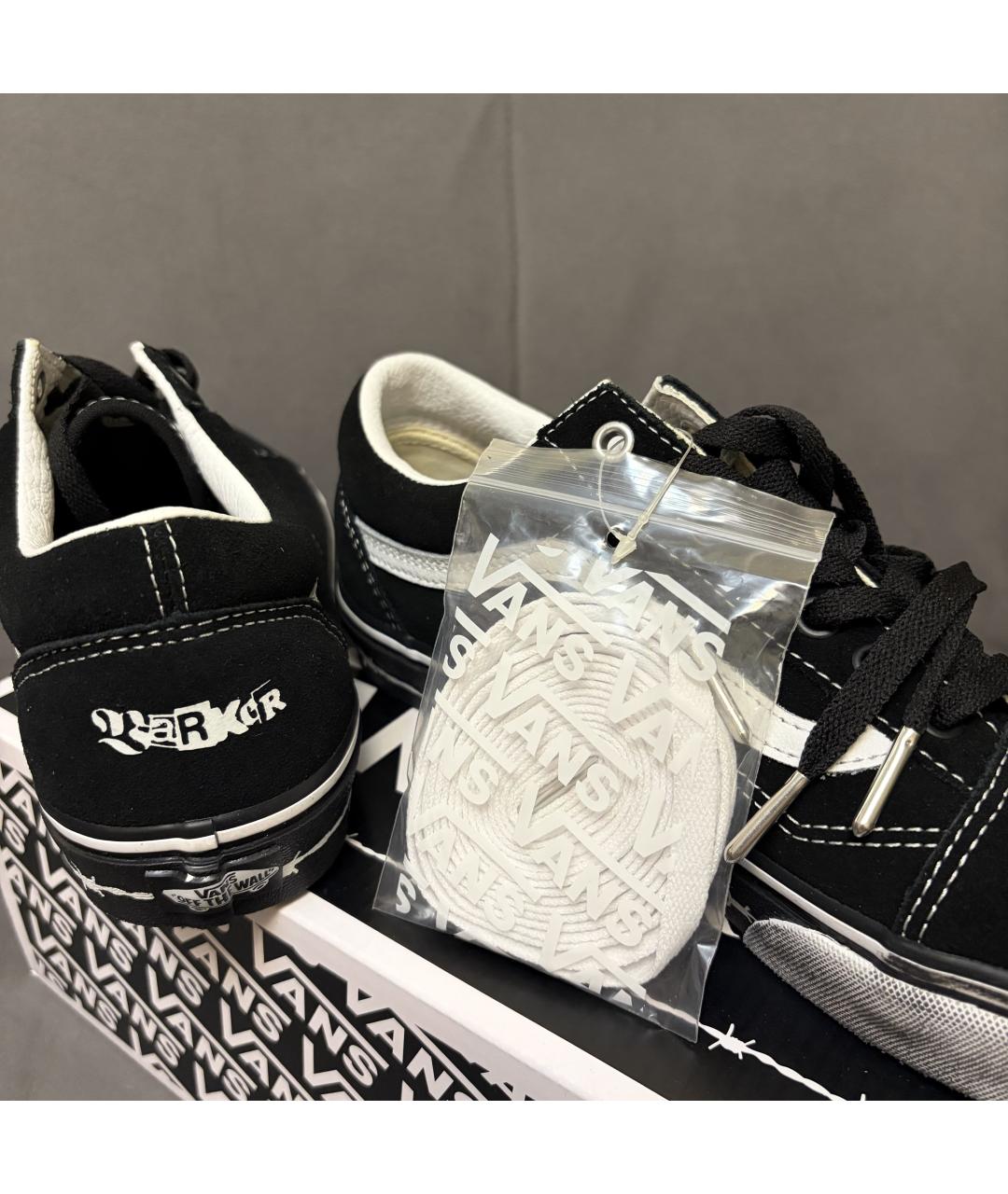 VANS Черные замшевые низкие кроссовки / кеды, фото 6