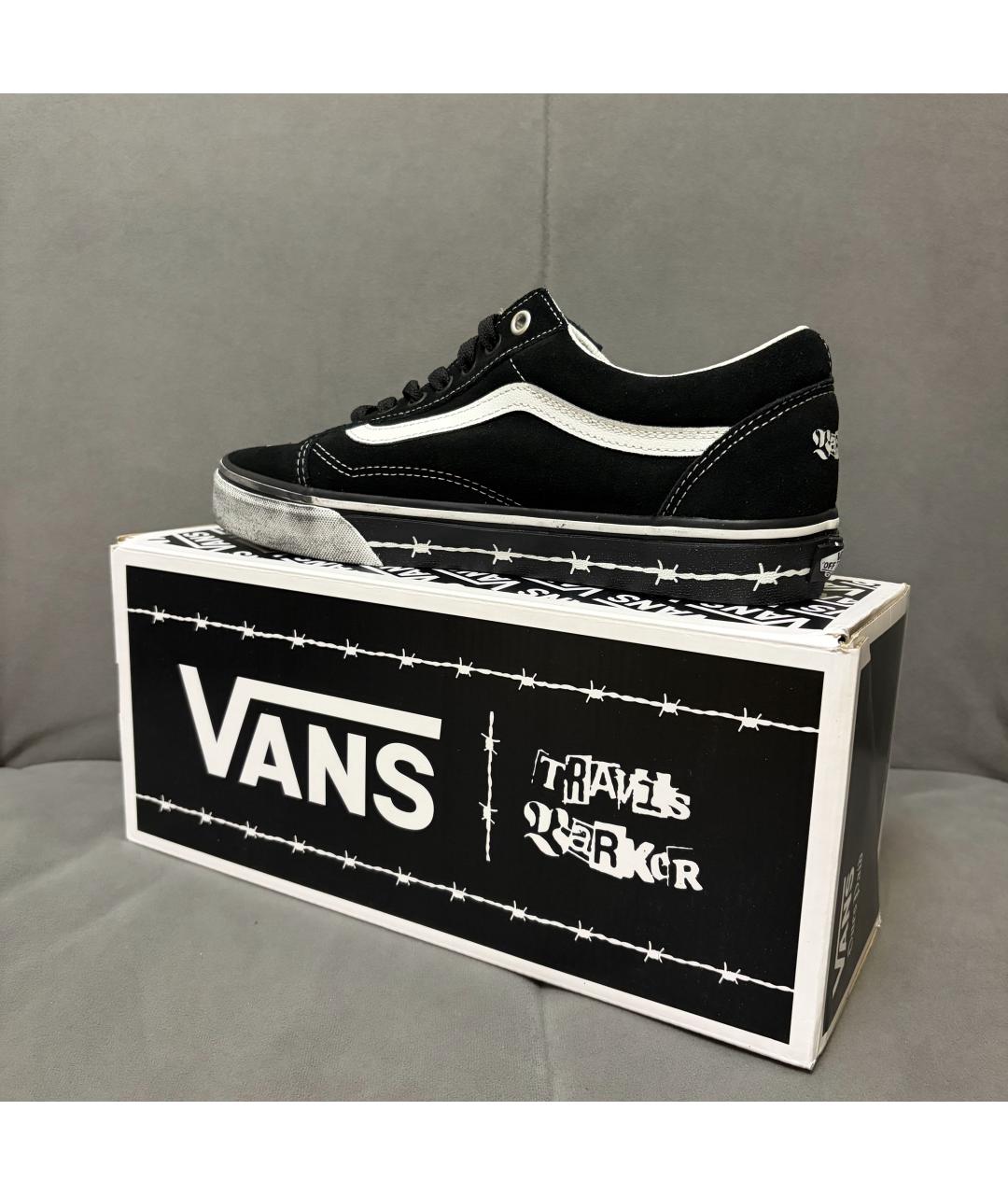 VANS Черные замшевые низкие кроссовки / кеды, фото 5