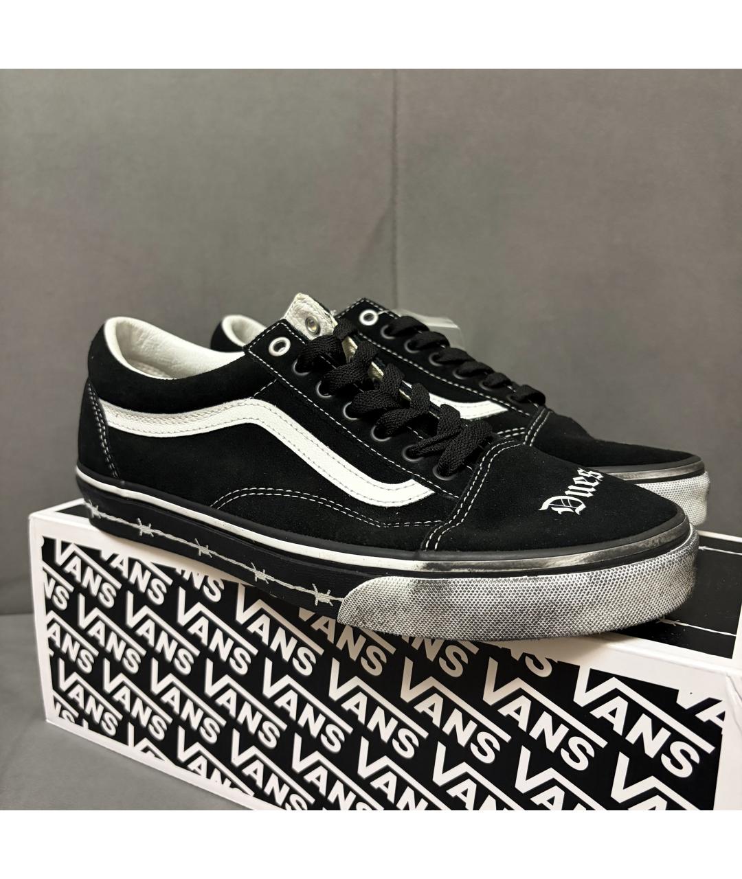 VANS Черные замшевые низкие кроссовки / кеды, фото 3