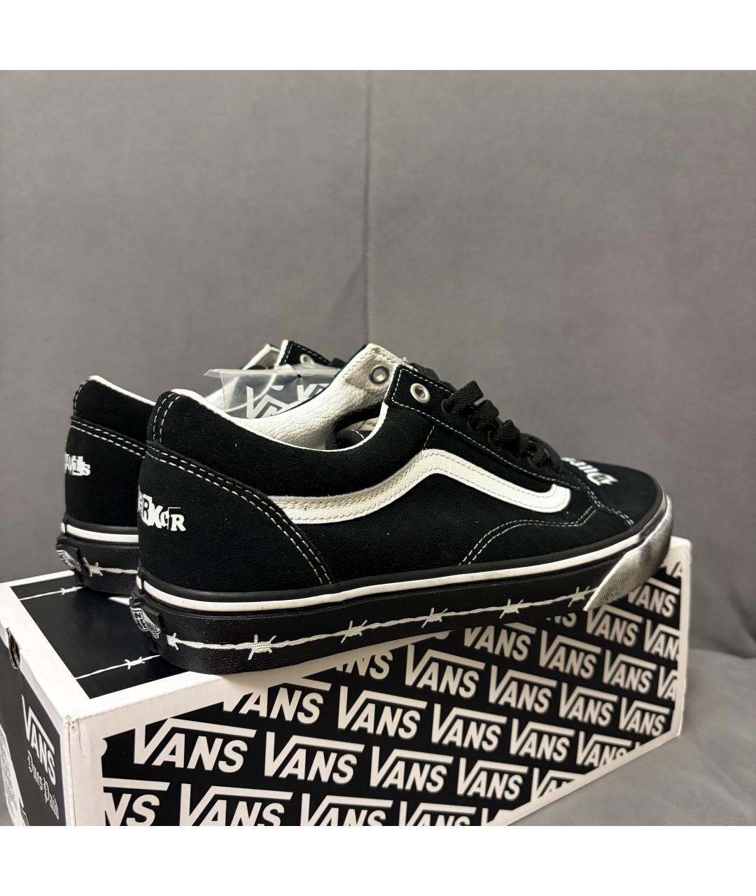 VANS Черные замшевые низкие кроссовки / кеды, фото 7