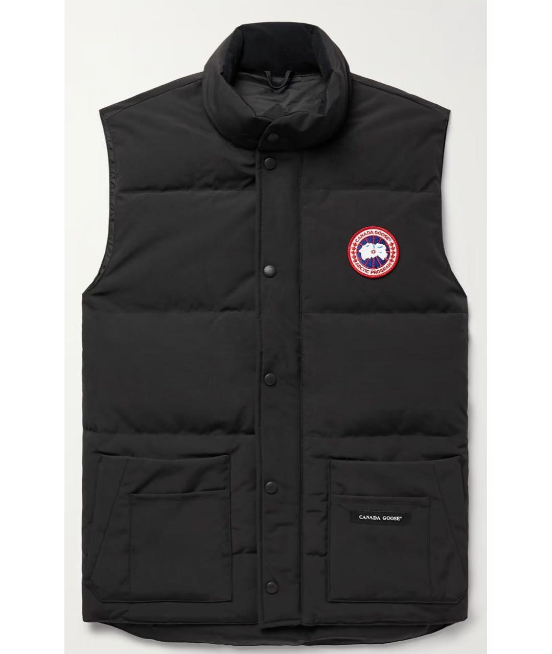 CANADA GOOSE Черный жилет, фото 2