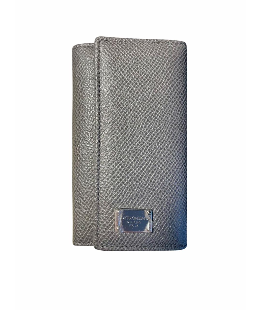 DOLCE&GABBANA Антрацитовая ключница, фото 1