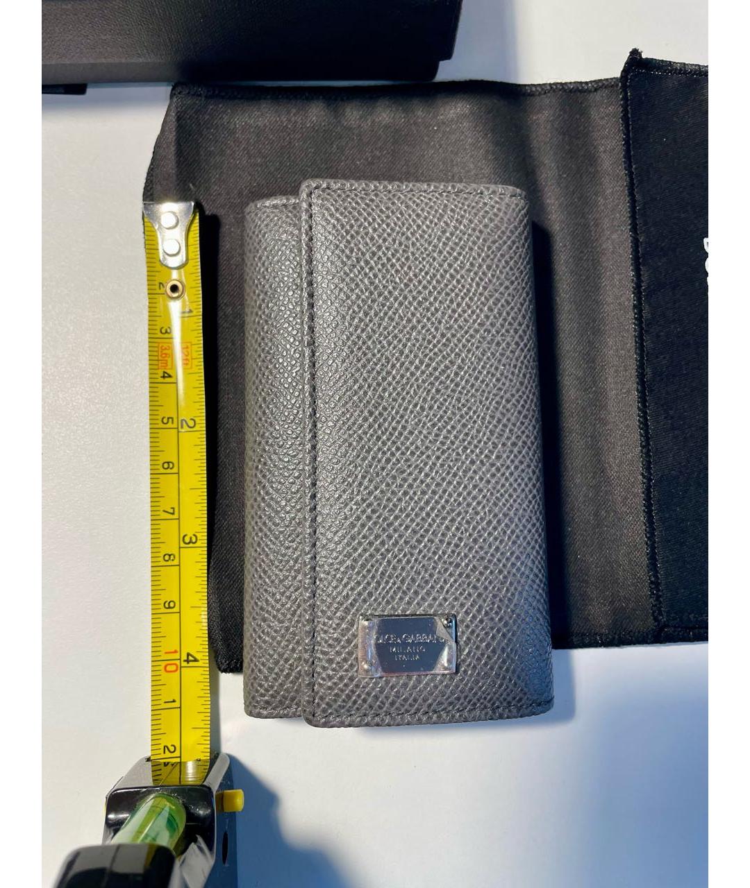 DOLCE&GABBANA Антрацитовая ключница, фото 4