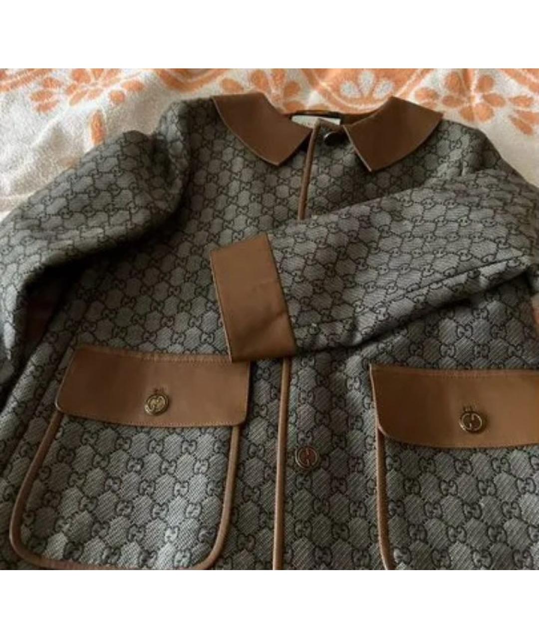 GUCCI Коричневый тренч/плащ, фото 5